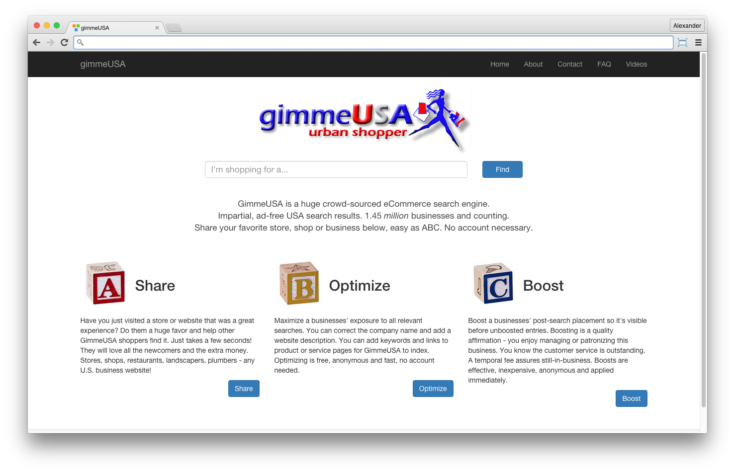 GimmeUSA - Homepage